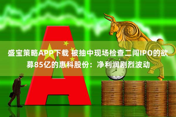 盛宝策略APP下载 被抽中现场检查二闯IPO的欲募85亿的惠科股份：净利润剧烈波动