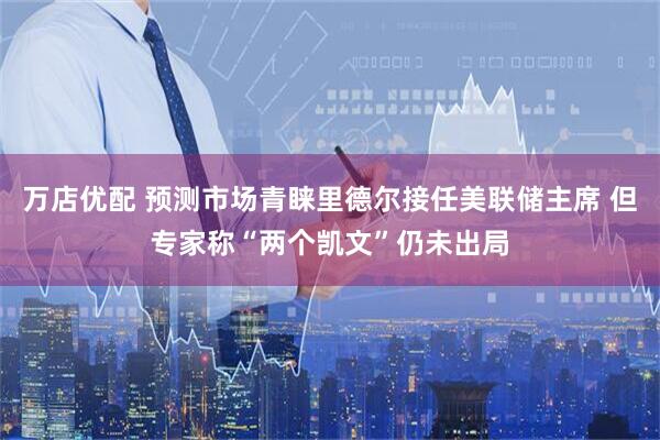 万店优配 预测市场青睐里德尔接任美联储主席 但专家称“两个凯文”仍未出局
